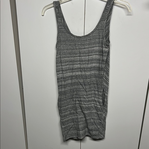 Gray Striped Cover Up - Picture 1 of 6